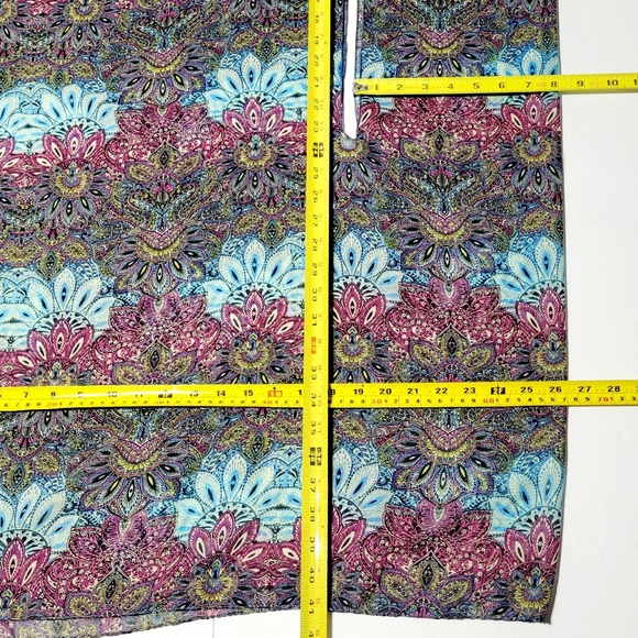 Women's Vintage Silk Mandala Kimono Duster Wrap (S**) - Picture 4 of 4